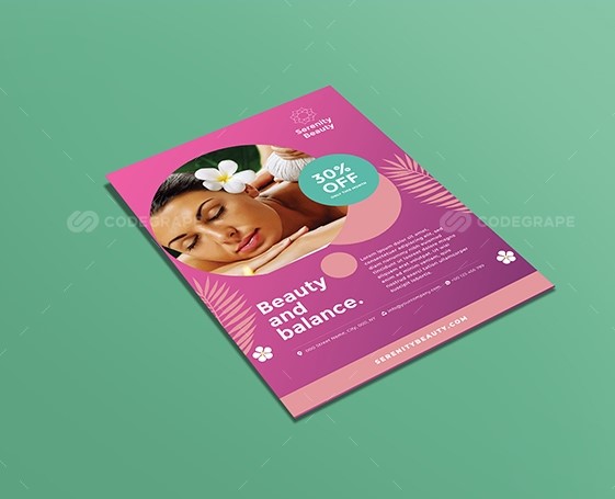 Flyer template In Royal Print Templates Bundle
