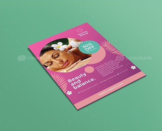 Flyer template In Royal Print Templates Bundle