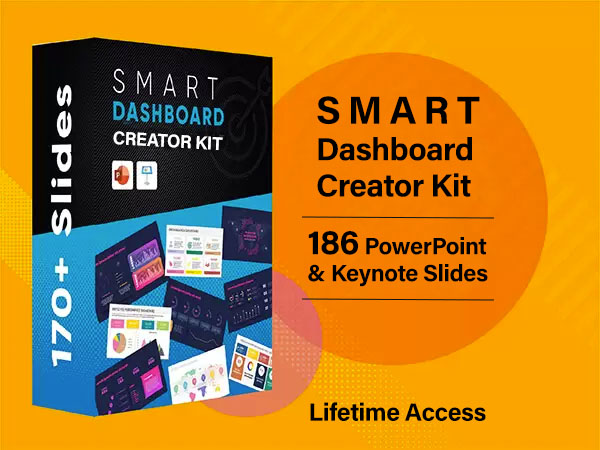 Smart Dashboard Creator Kit For PowerPoint & Keynote With 186 Slides | Lifetime