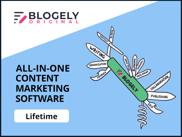 Blogely Lifetime Deal: Unlock Unbeatable Content Creation Tools 3 Blogely Lifetime Deal: Unlock Unbeatable Content Creation Tools