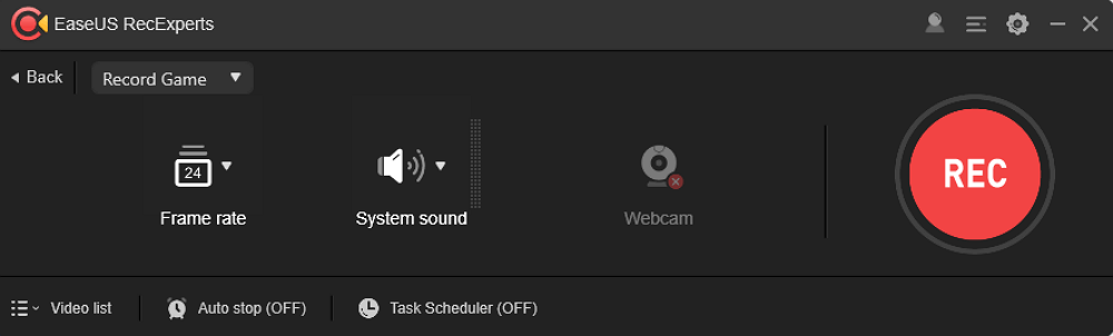 EaseUS RecExperts preview