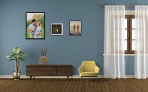 Free WallFrames and Interior PSD Mockups Freebie
