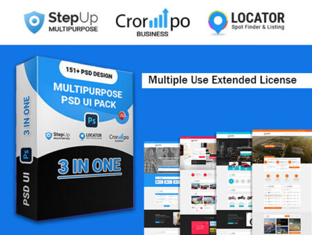 3 in 1 Multi-Purpose PSD UI Pack