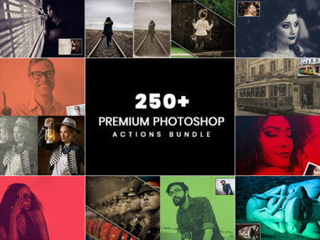 250+ Premium Photoshop Actions Bundle