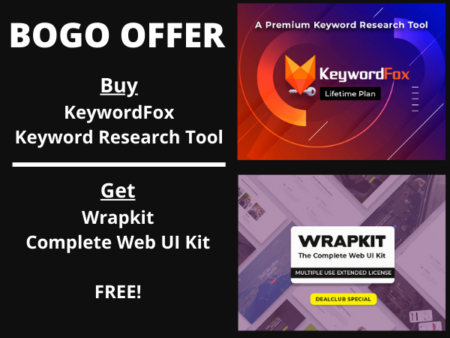 BOGO KeywordFox Premium Keyword Research Tool feature image