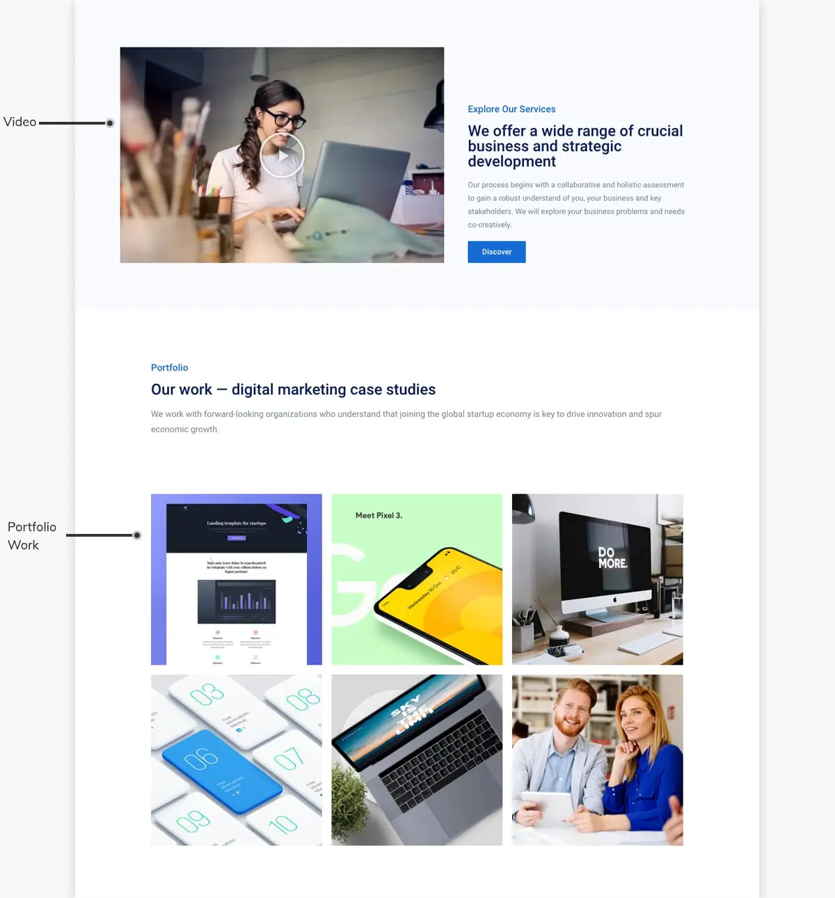 Corporate WordPress Theme - Services
