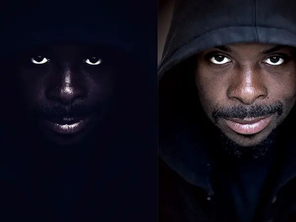 Darkness PS Action showcasing a man in the dark