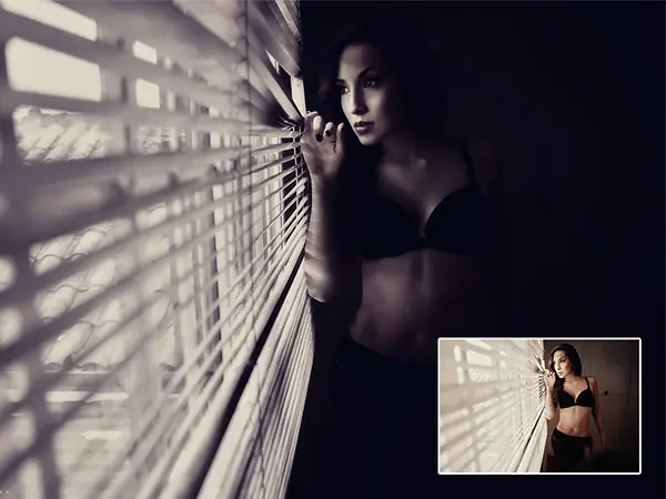 Darkness PS Action showcasing a woman in the dark
