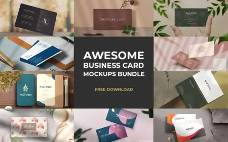business card mockup