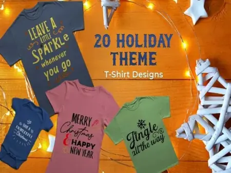 Holiday Theme Tshirt Designs