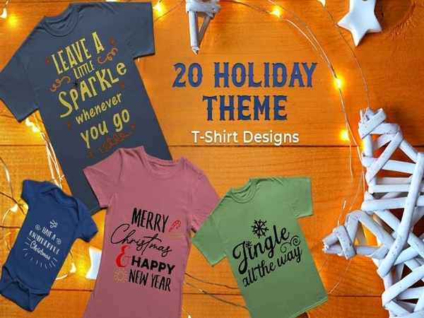 Holiday Theme Tshirt Designs