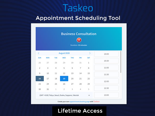 Taskeo Appointment Scheduling tool