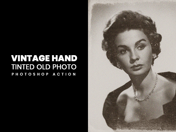 Vintage Hand before and after Preview Image
