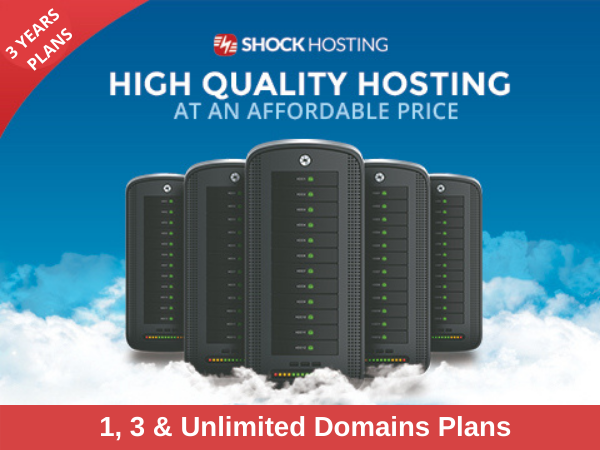 Shock Hosting - High Quality Hosting Plans