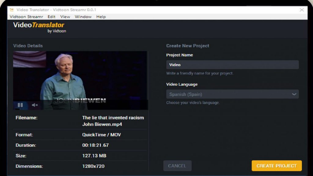 Multi Lingual Video Translator