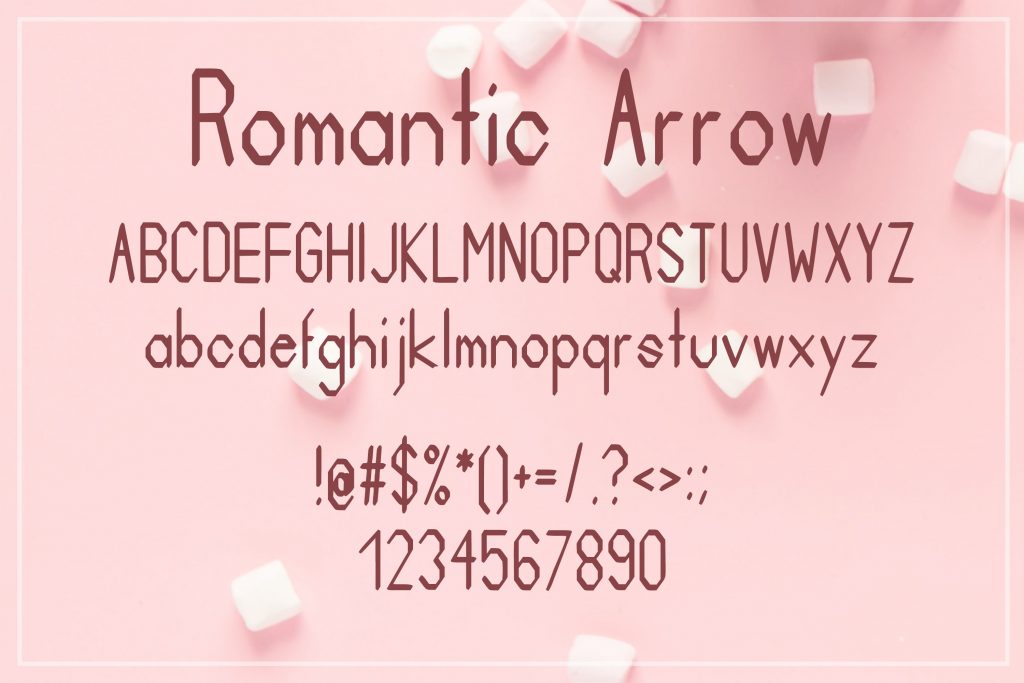 Valentine fonts