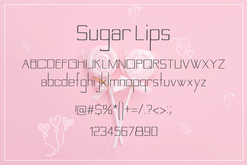 Valentine fonts