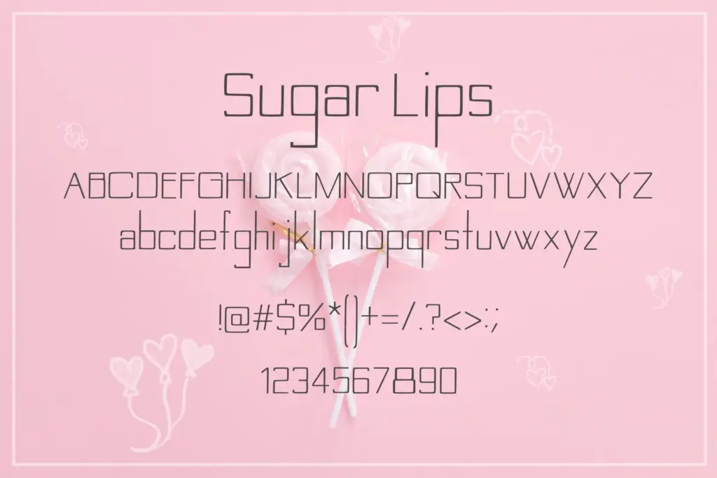 Valentine fonts
