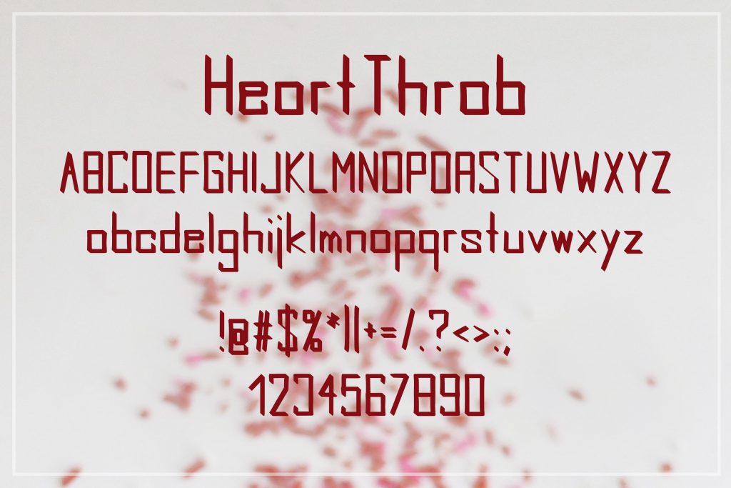 Valentine fonts