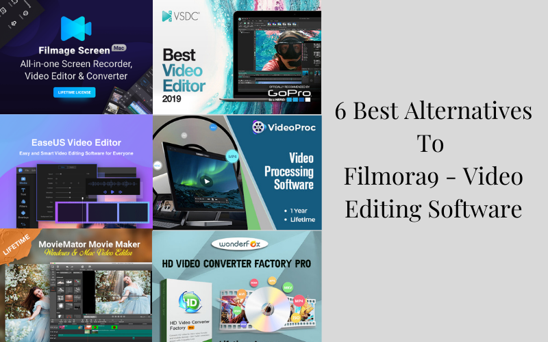 6 Best Alternatives To Filmora9 Video Editing Software blog Feature Image