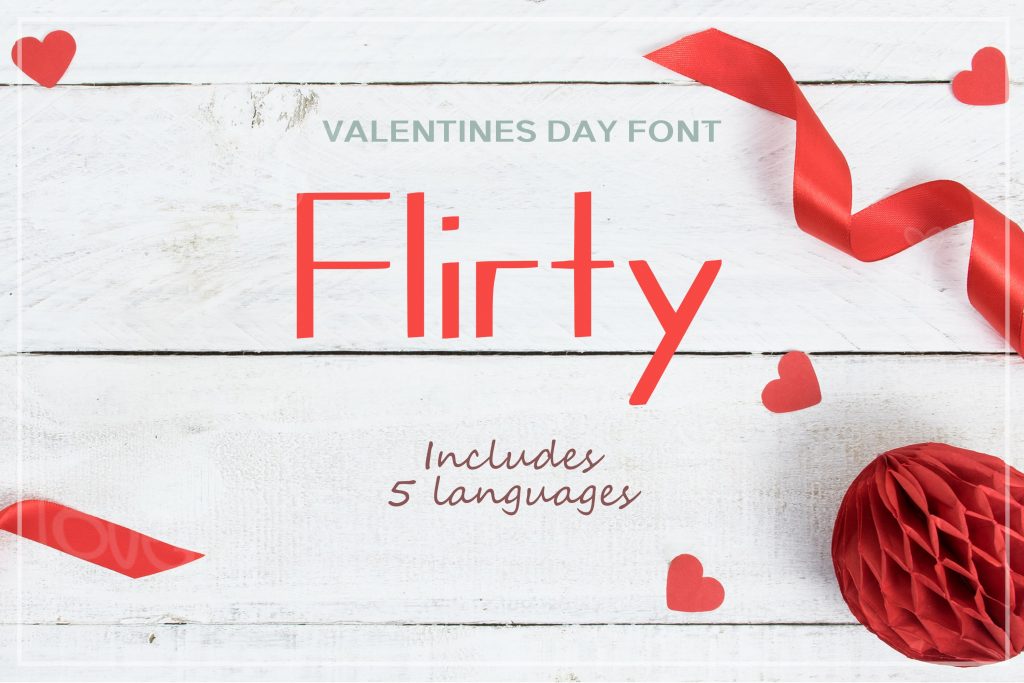 Flirty Valentine fonts