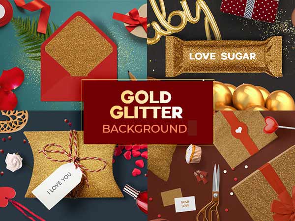 Gold Glitter Background Feature Image