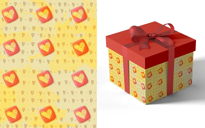 Gift wrapper valentine backgrounds