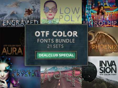 OTF Color Fonts Bundle Feature Image