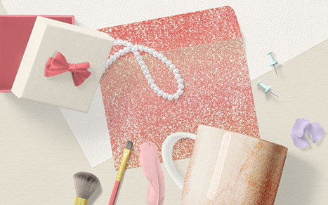 Pink Glitter Background