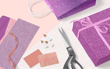 Pink Glitter Background