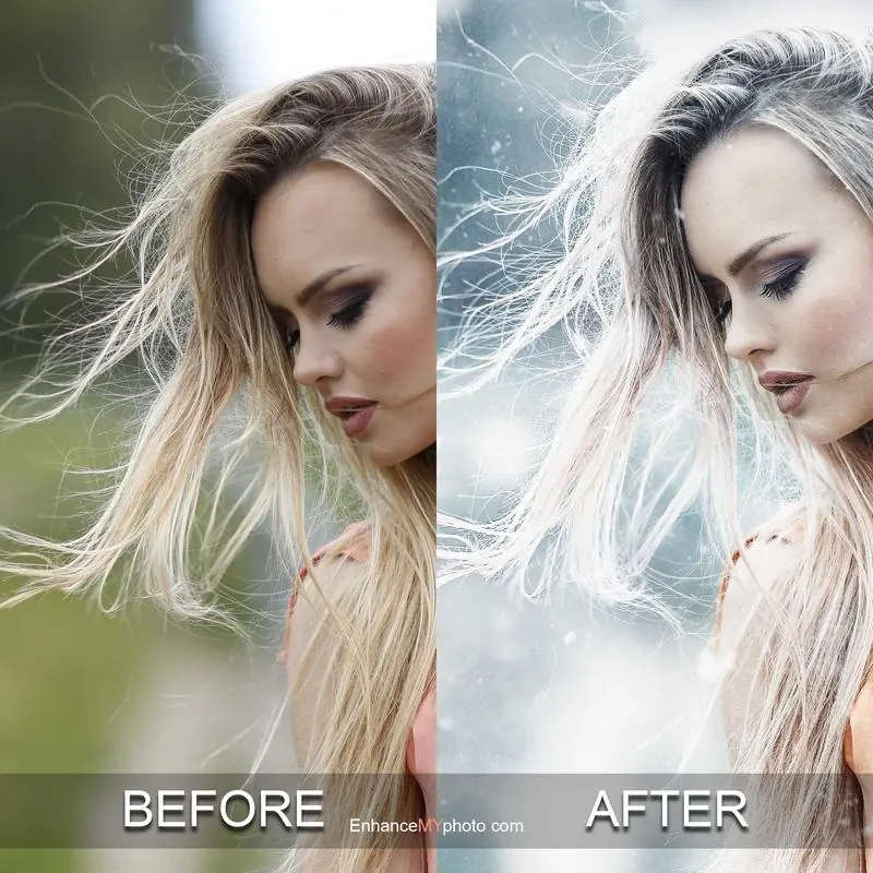 Original and HDR-enhanced images side by side.