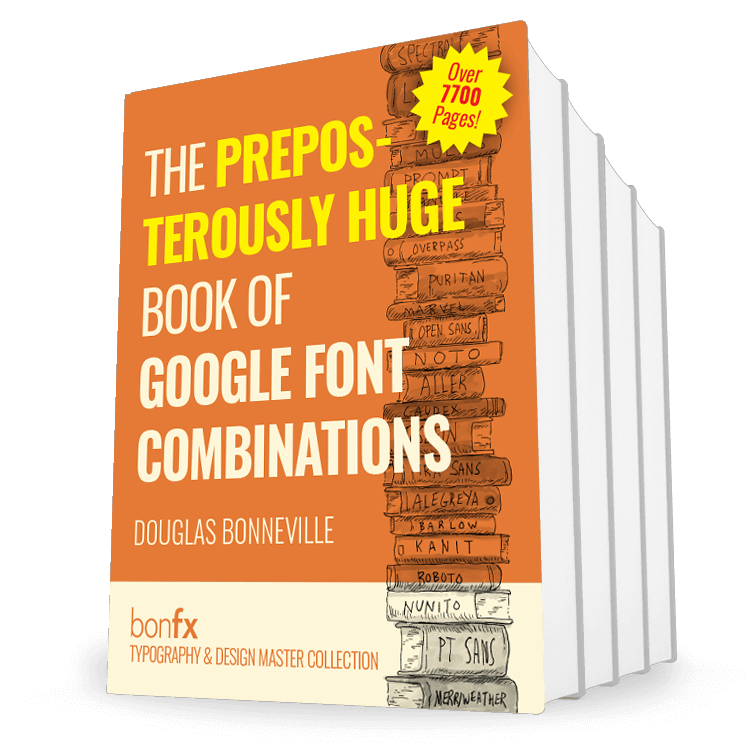 Book of Google Font Combinations