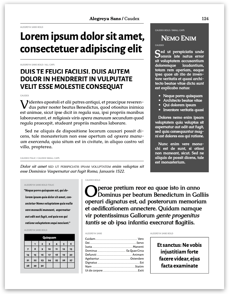 Book of Google Font Combinations
