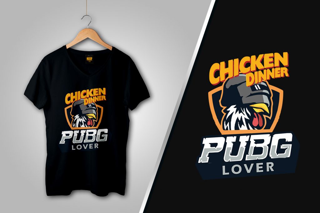 pubg lover t shirt deisgn