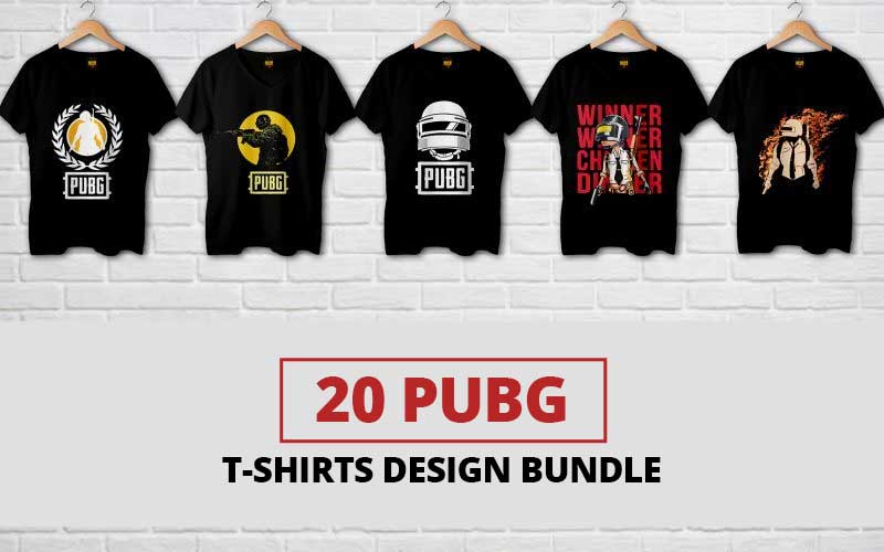 Feature image of The Exclusive PUBG T-shirt Designs Bundle