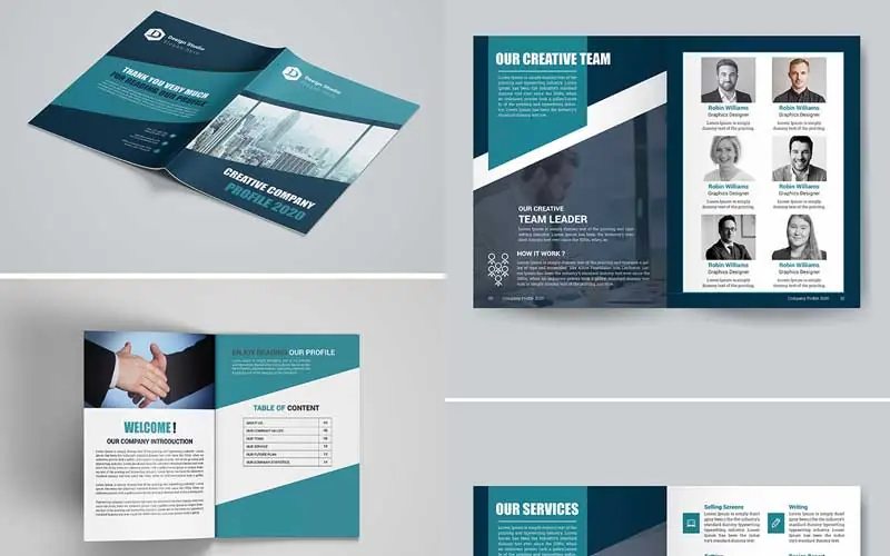 creative corporate brochure designs