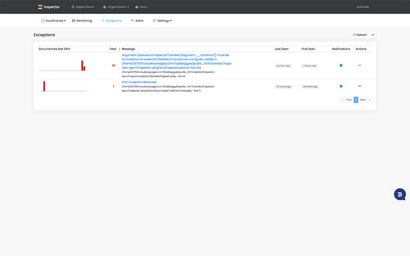 Inspector- code execution monitor
