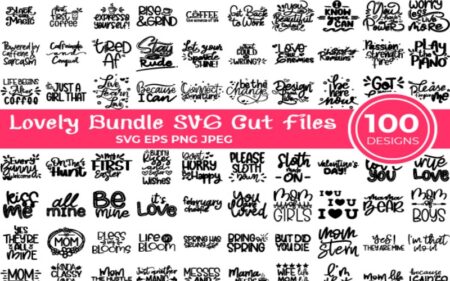 Lovely Bundle of SVG Cut Files