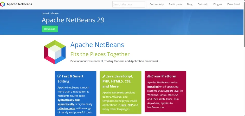 NetBeans Homepage
