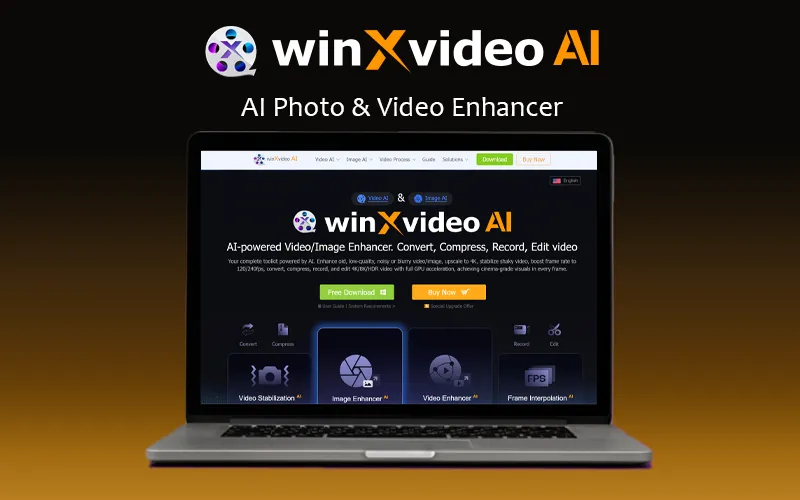 WinX Video AI - AI Photo & Video Enhancer Lifetime Access Feature Image