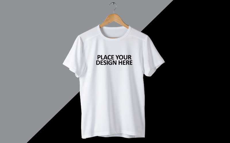 Hanger Tshirt mockup preview