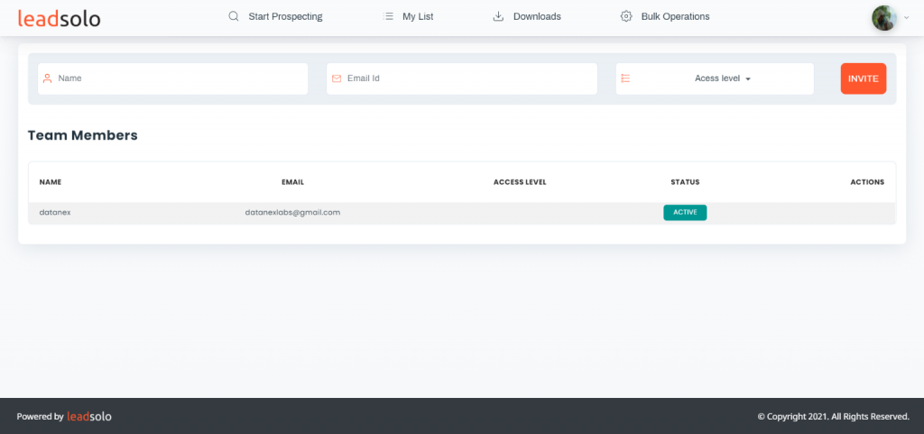 Leadsolo- Prospect Finder