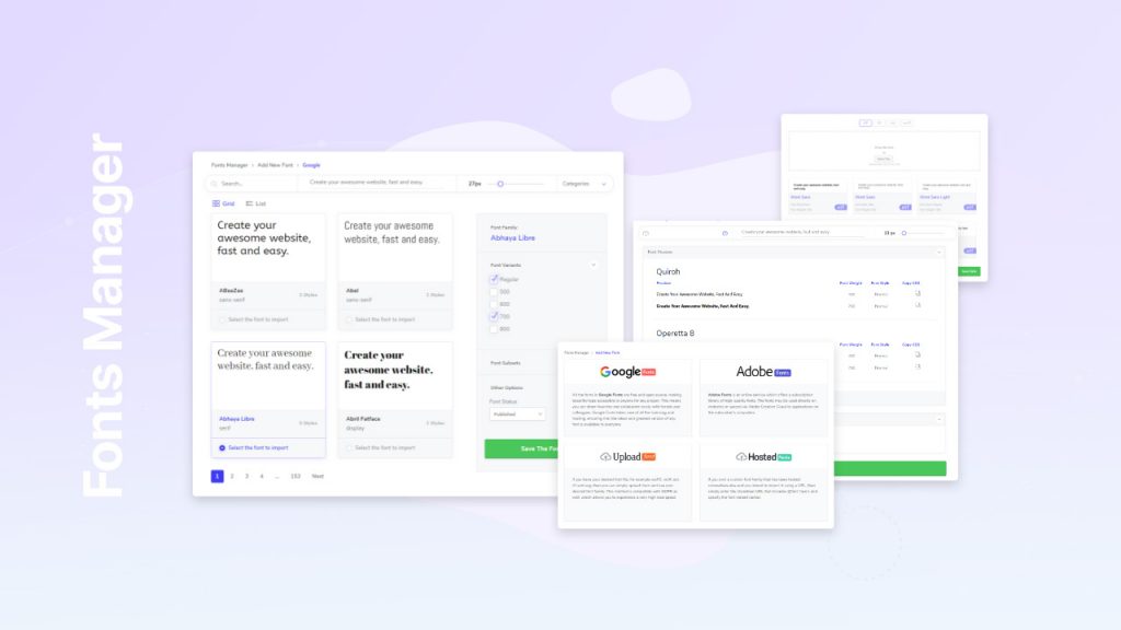 Fonts Manager