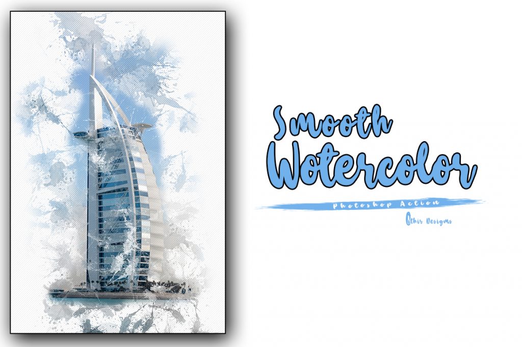 Smooth Watercolour Photoshop Actions
