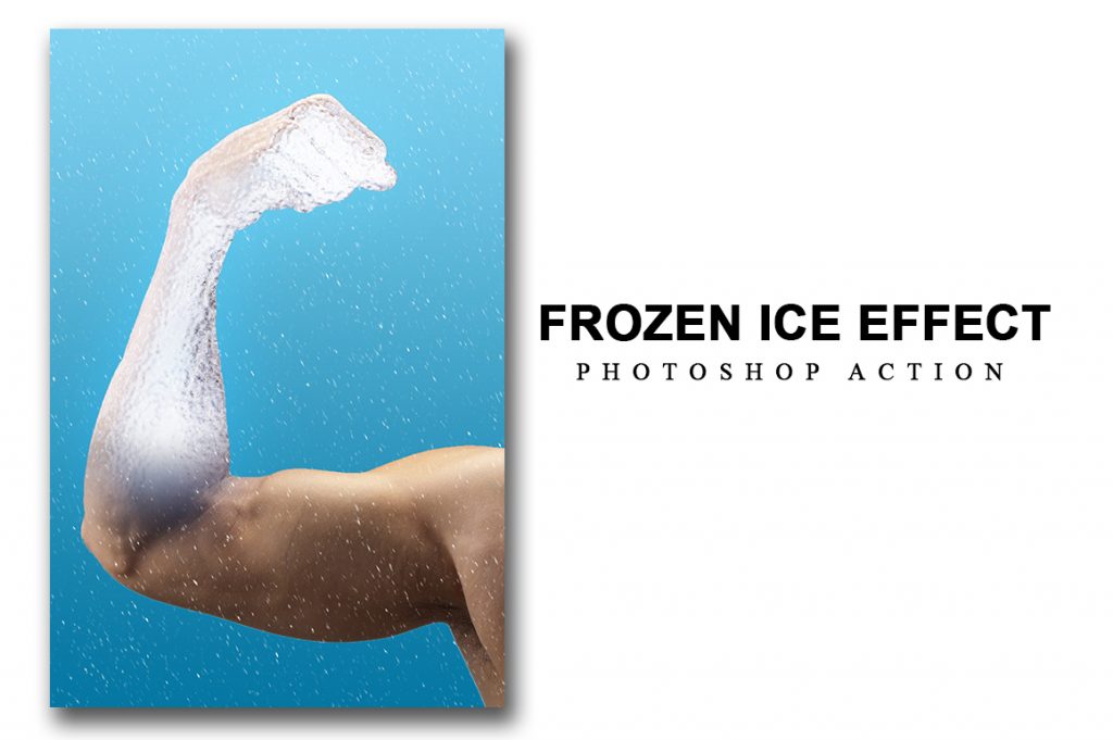 Frozen Ice Effect Photoshop Actions Bundle