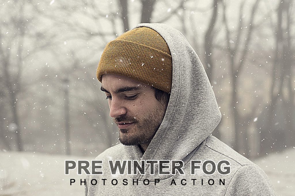 Pre Winter Fog Photoshop Actions Bundle