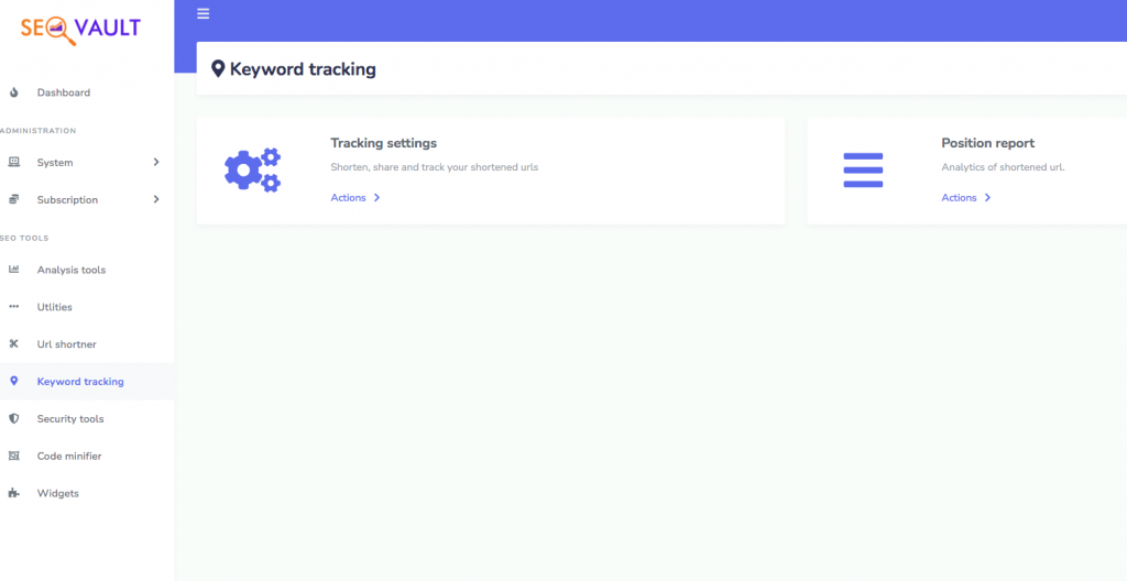 Keyword Tracking