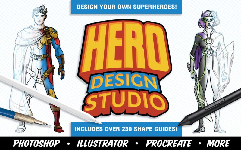 Hero Design Studio- superhero drawing