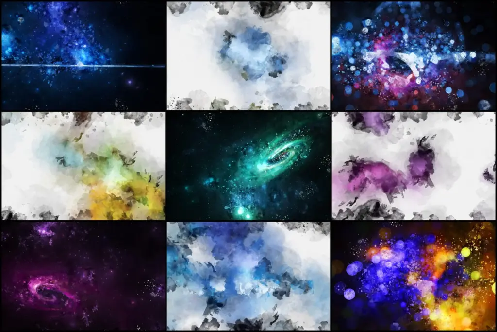Deep space wonder High-Res Galaxy background