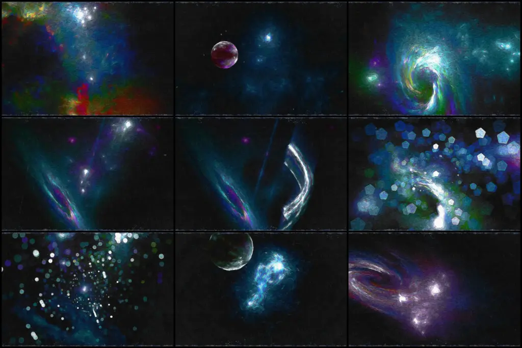Milky Way stars High-Res Galaxy background